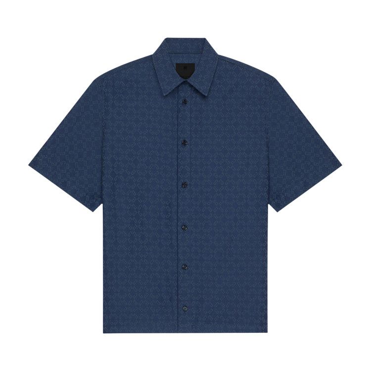 Givenchy Monogram Jaquard Shirt 'Grey/Blue'
