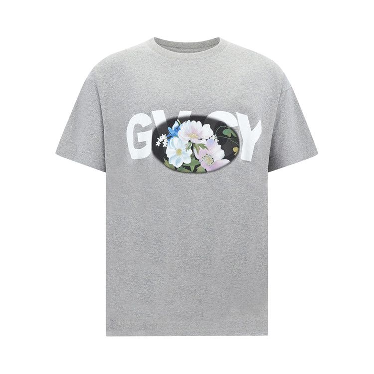 Givenchy Boxy Short-Sleeve 'Light Grey Melange'