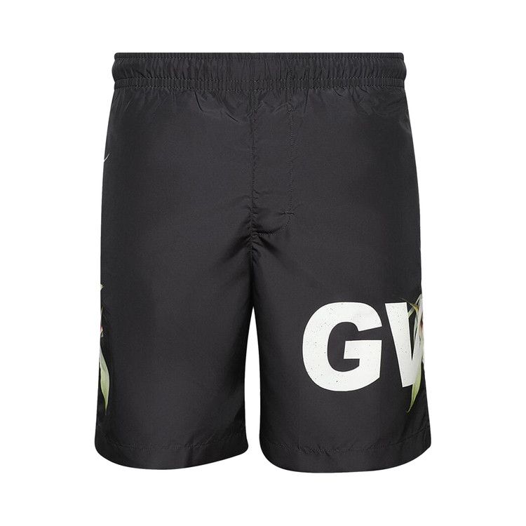Givenchy Swim Shorts 'Black/White/Yellow'