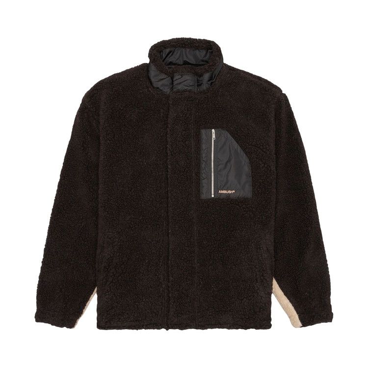 Ambush Fleece Zip Top 'Brown/Beige'