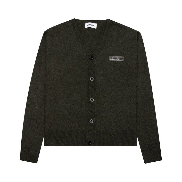 Ambush Logo Cardigan 'Olivine'