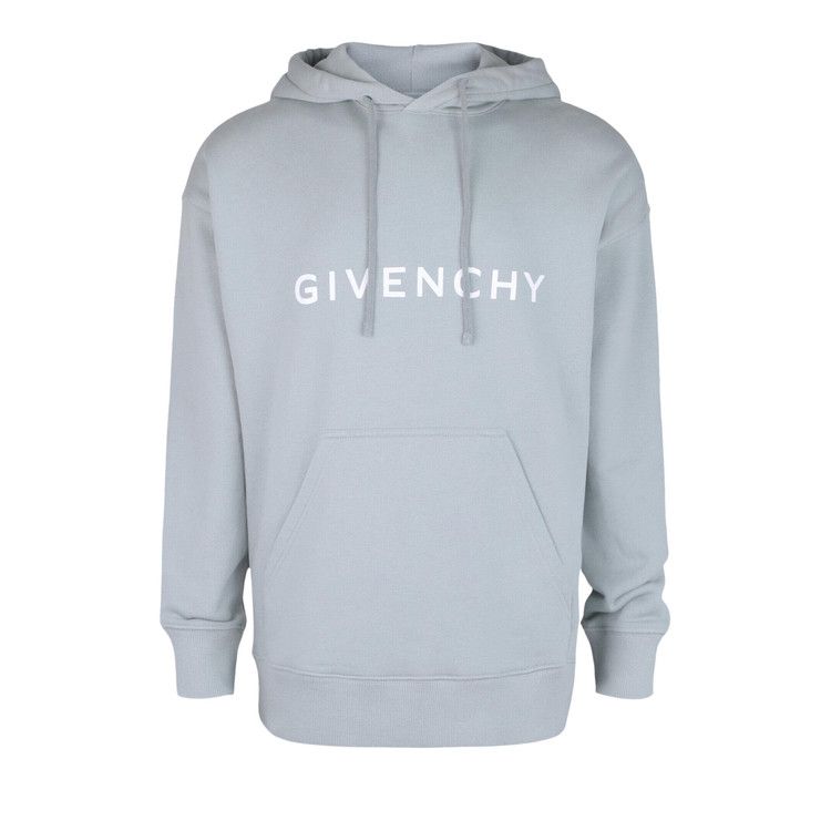 Givenchy Slim Fit Logo Graphic Hoodie 'Mineral Blue'