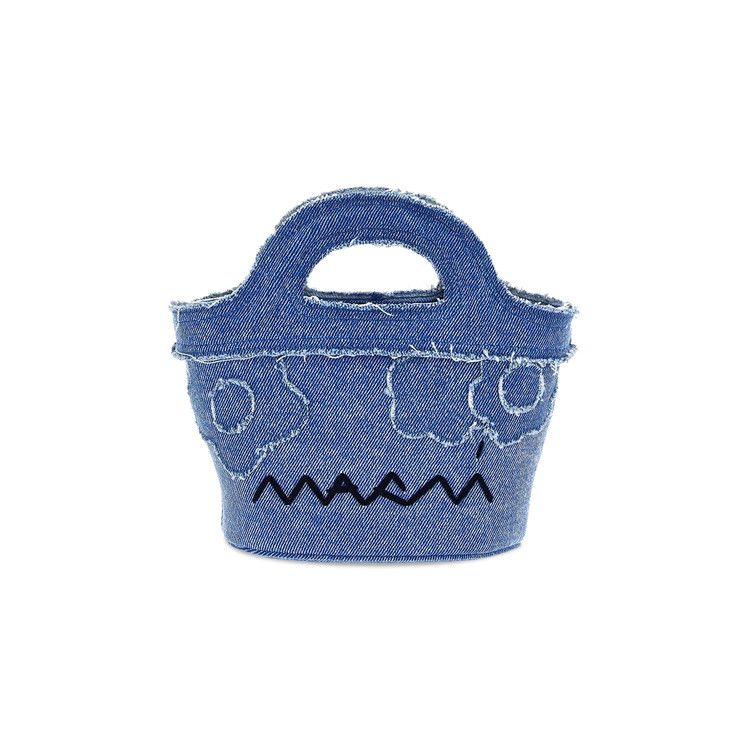 Marni Denim Micro Handbag 'Cobalt'