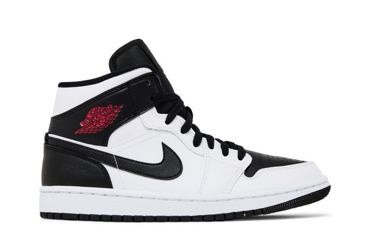 Wmns Air Jordan 1 Mid 'White Black'