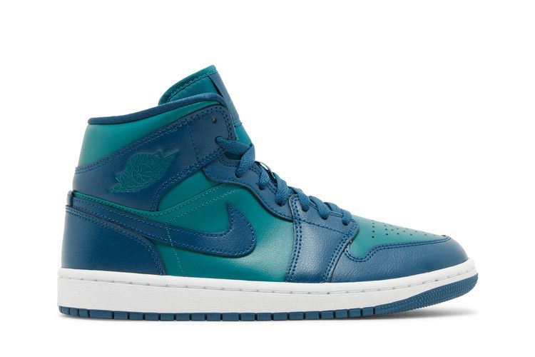 Wmns Air Jordan 1 Mid 'Teal French Blue'