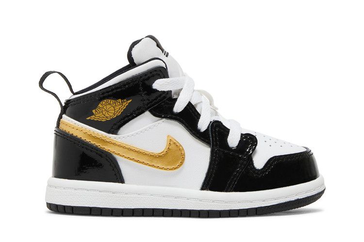 Air Jordan 1 Mid Patent SE TD 'Black Gold'