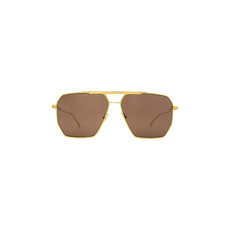 Bottega Veneta Sunglasses 'Gold/Brown'