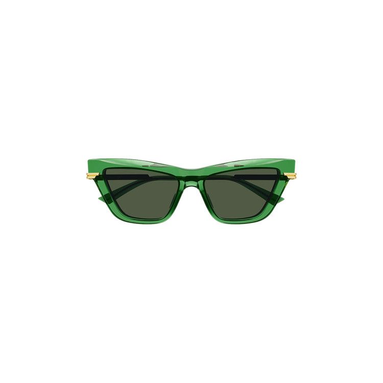 Bottega Veneta Cat Eye Frame Sunglasses 'Green'