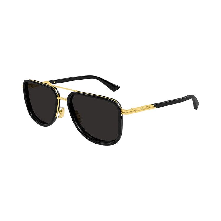 Bottega Veneta Aviator Sunglasses 'Gold/Grey'
