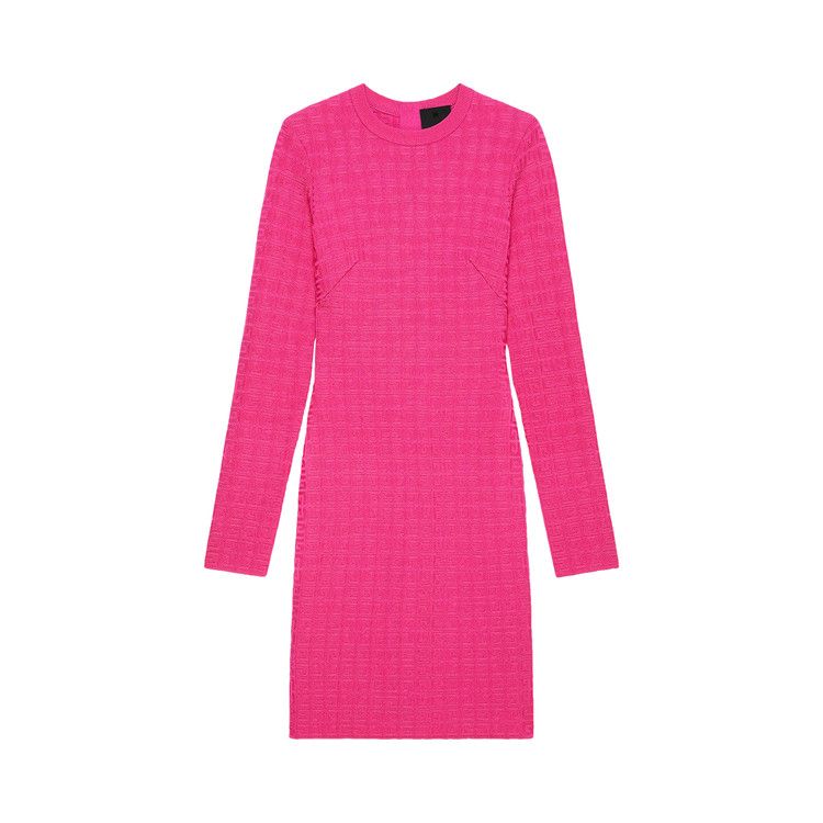 Givenchy 4G Allover Knitted Dress 'Fuchsia'