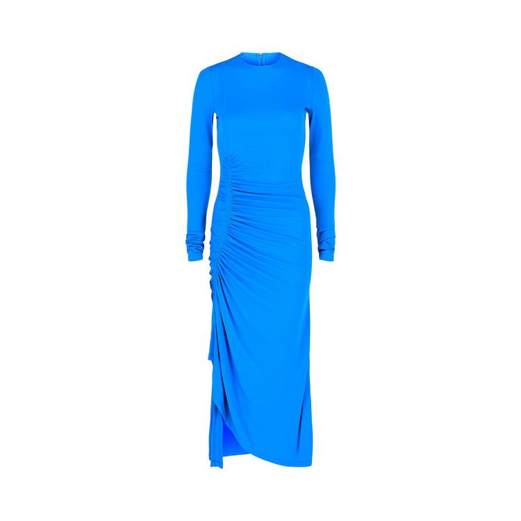 Givenchy Ruched Maxi Dress 'Aquamarine'