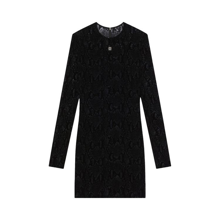 Givenchy Flocked Mini Dress 'Black'