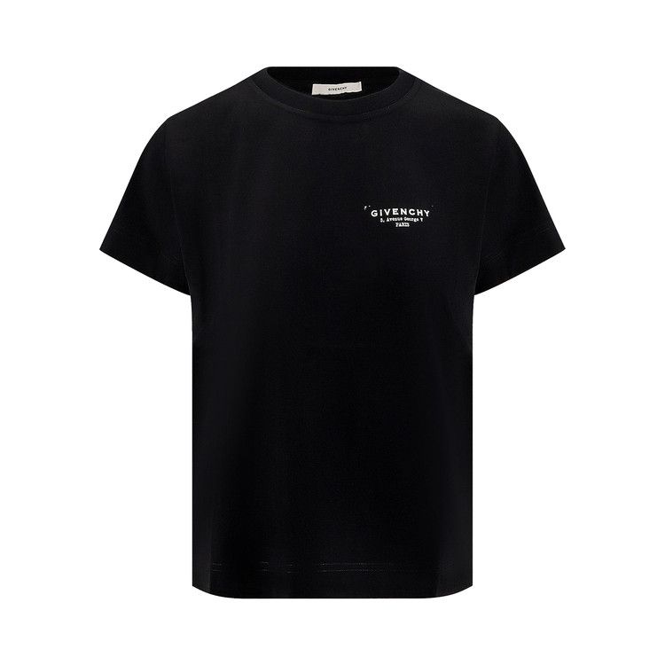 Givenchy Logo Printed Crewneck T-Shirt 'Black'