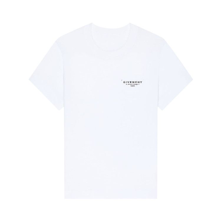 Givenchy Logo Printed Crewneck T-Shirt 'White'