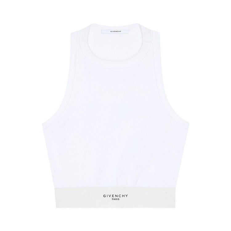 Givenchy Cropped Tank Top 'White'