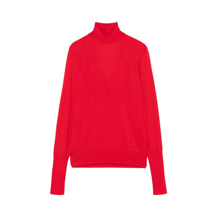 Givenchy Draped Open Back Sweater 'Vermillon'