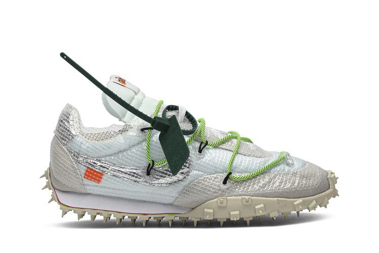 Off-White x Nike Wmns Waffle Racer 'Electric Green'