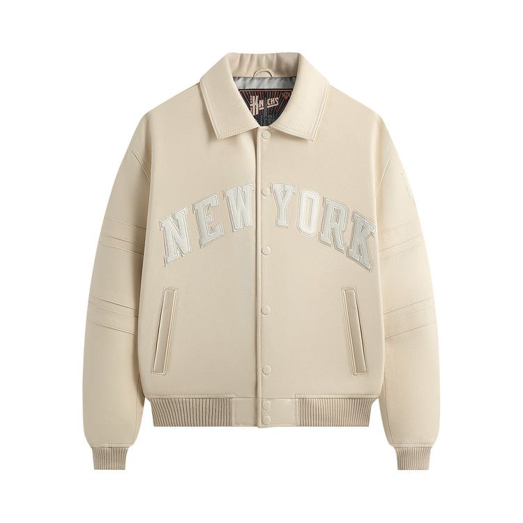 Kith x Avirex For The New York Knicks Patrick Ewing Legend Jacket 'Sandrift'