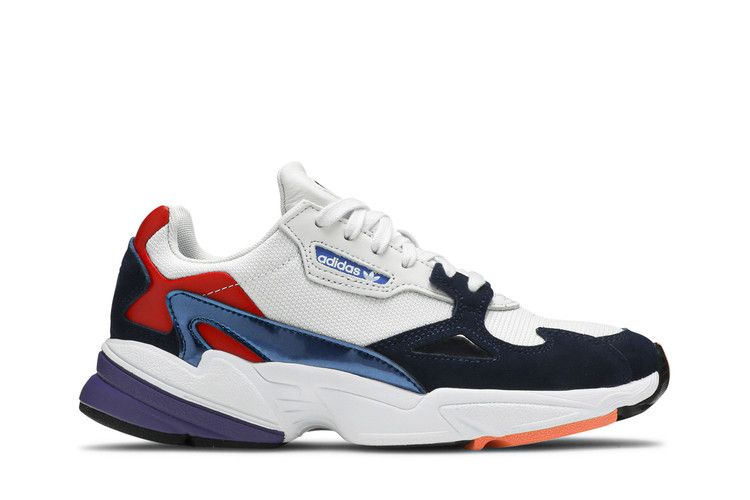 Adidas Wmns Falcon 'Crystal White Navy'