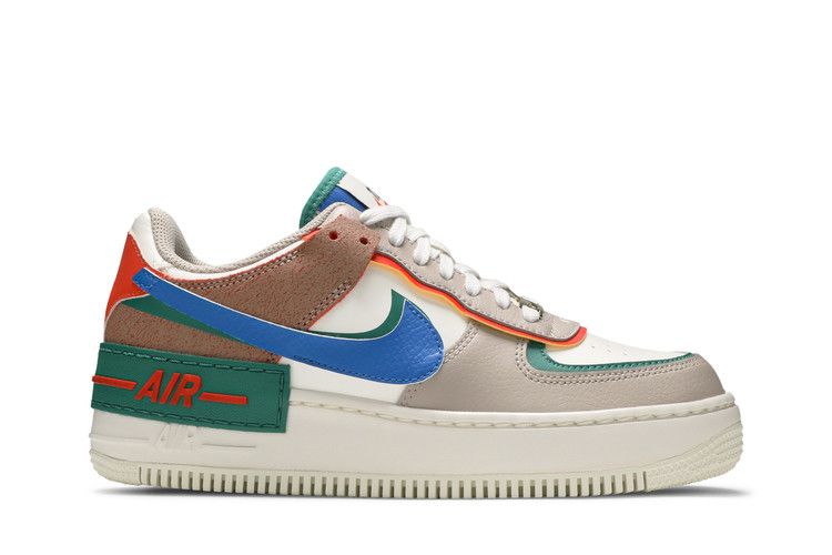 Nike Wmns Air Force 1 Shadow 'Sail Signal Blue Green'