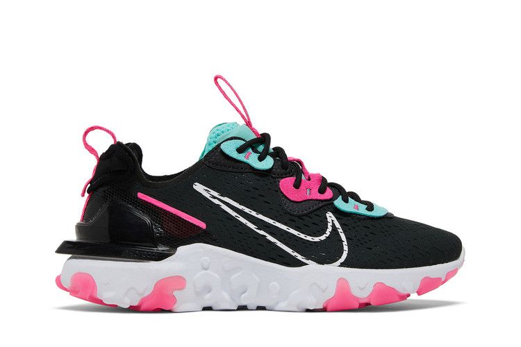 Nike Wmns React Vision 'Dark Smoke Grey Pink Blast'