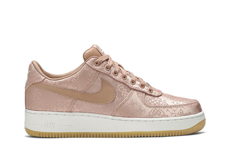 CLOT x Nike Air Force 1 Low Premium 'Rose Gold Silk'