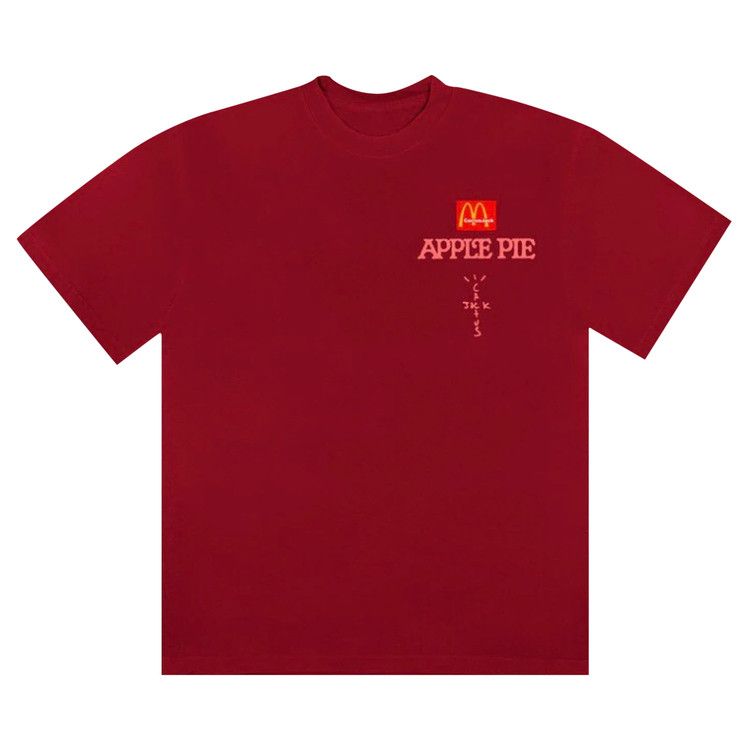 Cactus Jack by Travis Scott x McDonald's Apple Pie T-Shirt 'Cardinal'