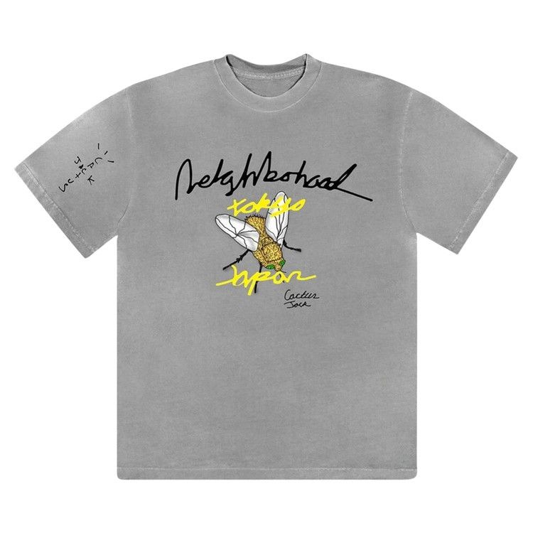 Cactus Jack by Travis Scott x Neighborhood Carousel T-Shirt 'Grey'