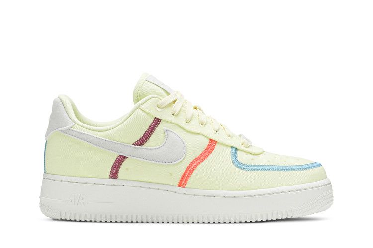 Nike Wmns Air Force 1 '07 Low LX 'Stitched Canvas - Life Lime'
