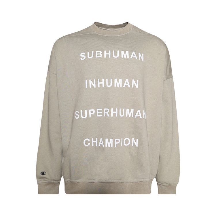 Rick Owens x Champion Jumbo Sweatshirt 'Pearl'