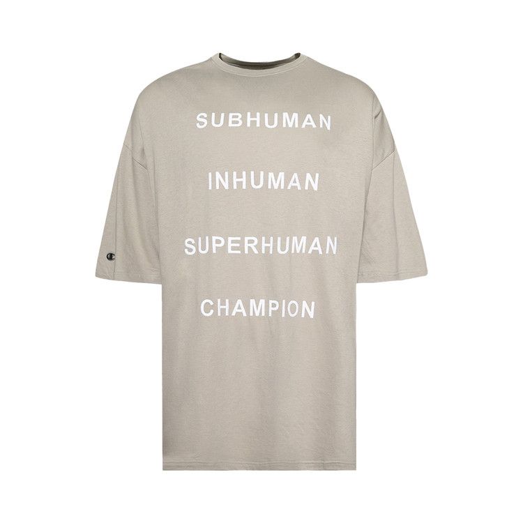 Rick Owens x Champion Tommy T-Shirt 'Pearl'