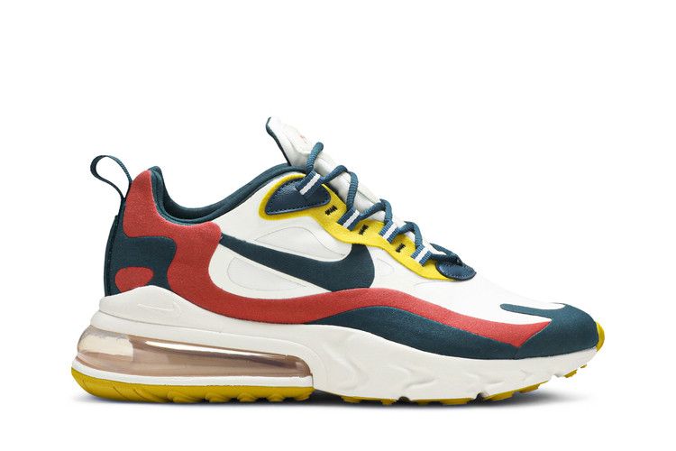 Nike Air Max 270 React 'White Turquoise Yellow'
