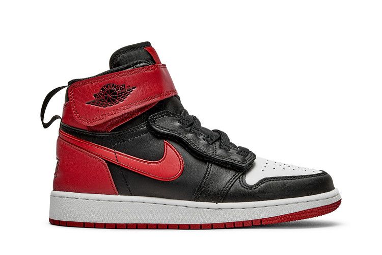 Air Jordan 1 High FlyEase GS 'Black Gym Red'