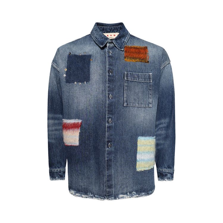 Marni Patch Overshirt 'Denim'