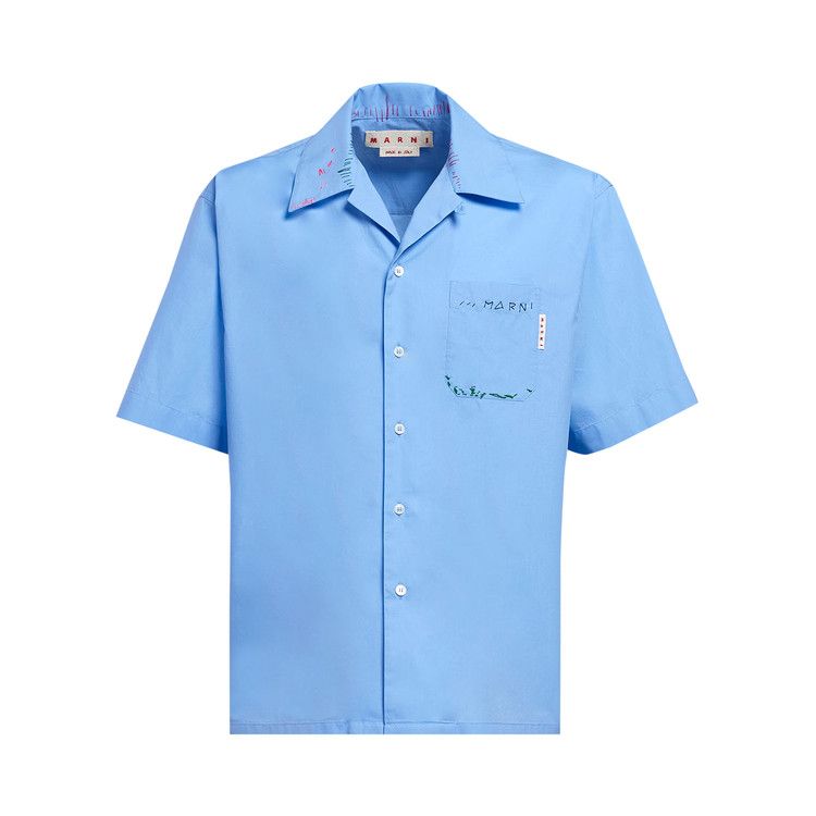 Marni Bowling Shirt 'Iris Blue'
