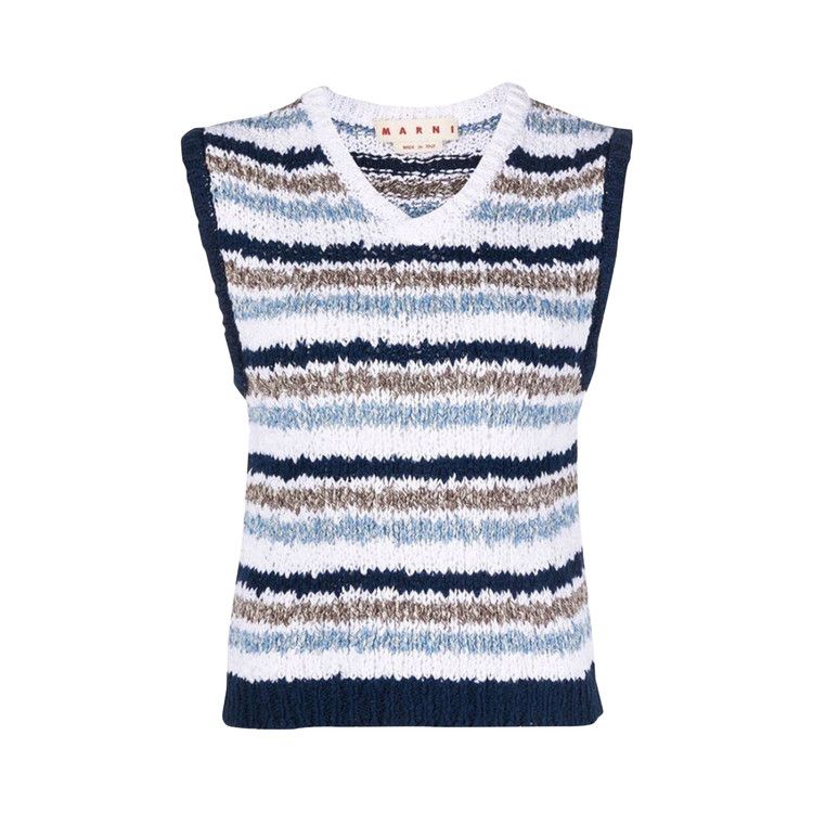 Marni V Neck Sweater 'Light Navy'