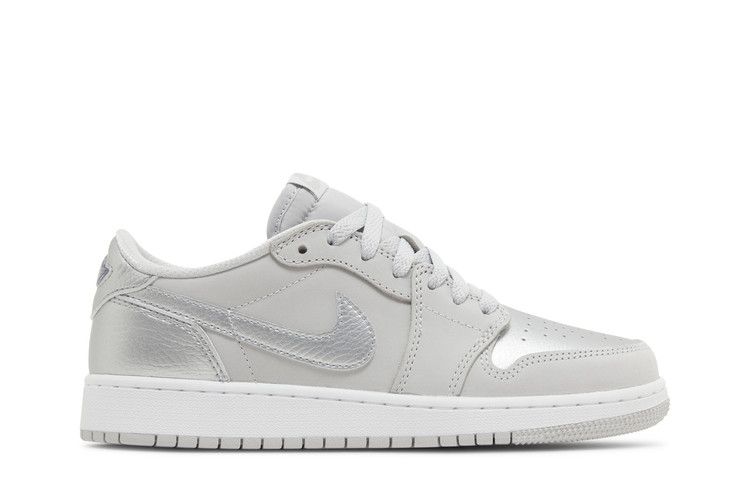 Air Jordan 1 Retro Low OG GS 'Metallic Silver'