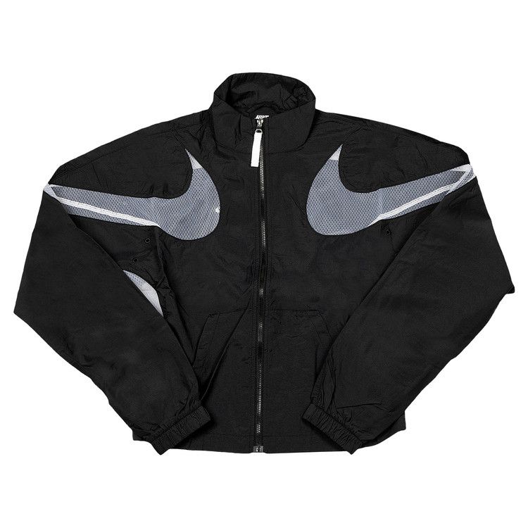 Nike NSW Woven Jacket 'Black/White'