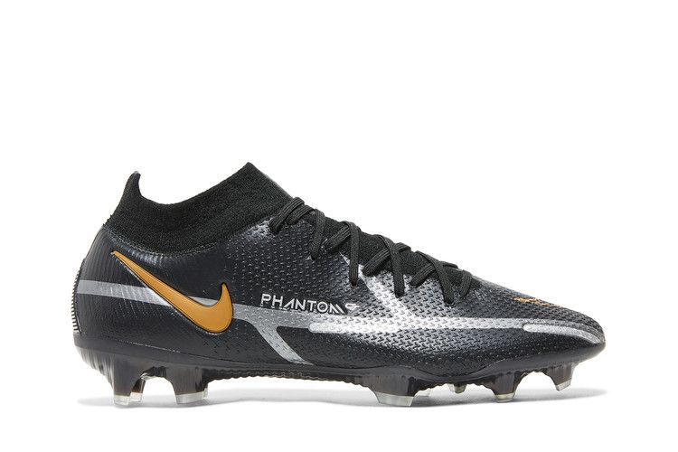 Nike Phantom GT2 DF Elite FG 'Black Metallic Gold'