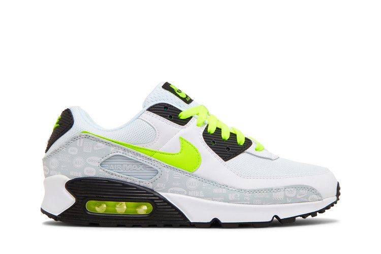 Nike Air Max 90 'Reflective Logo - White Volt'