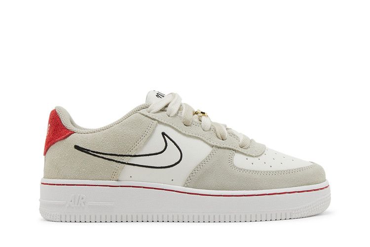 Nike Air Force 1 LV8 S50 GS 'Light Stone University Red'