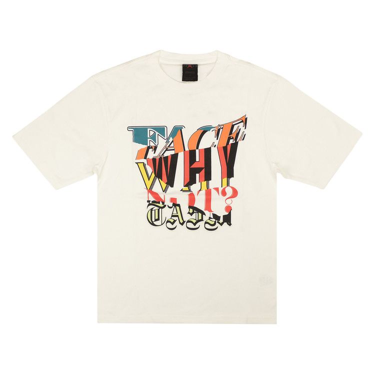 Air Jordan Why Not? x Facetasm Logo Short-Sleeve T-Shirt 'White'