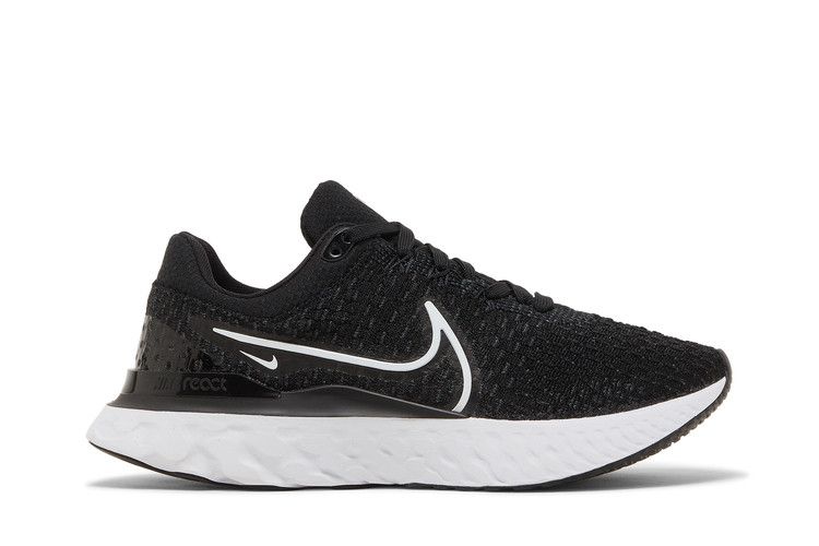 Nike Wmns React Infinity Run Flyknit 3 'Black White'