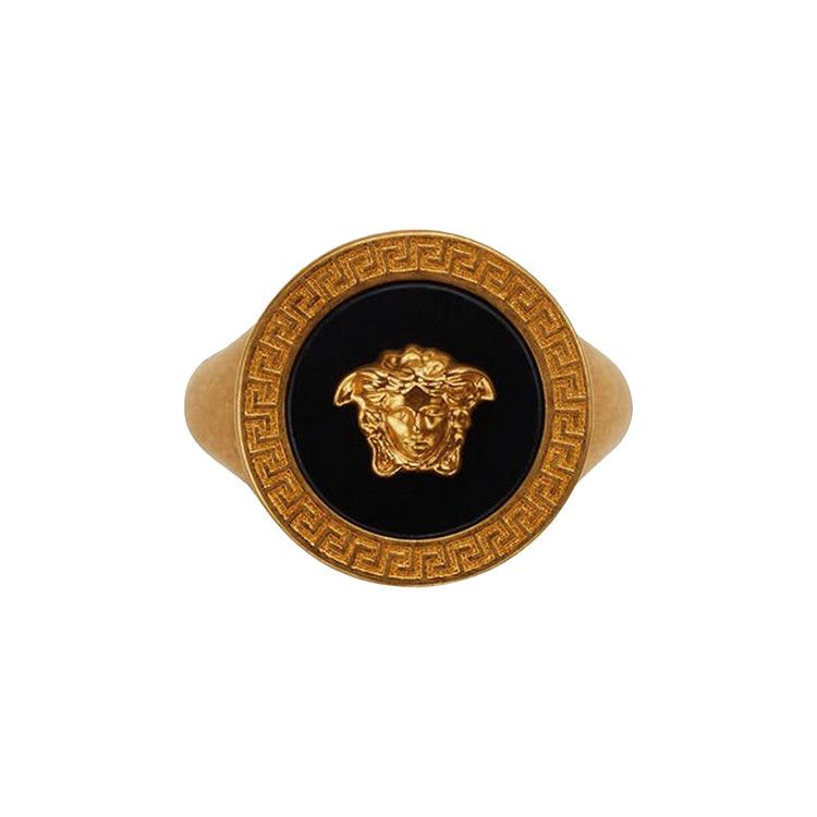 Versace Resin Medusa Ring 'Gold'