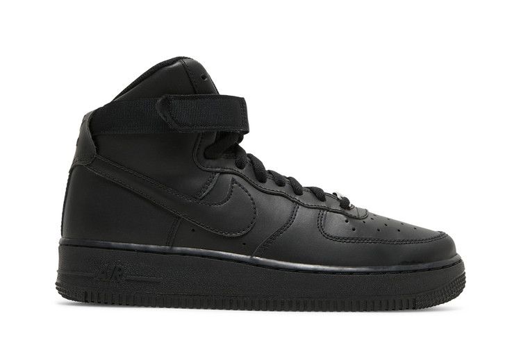Air Jordan Air Force 1 High LE GS 'Triple Black'
