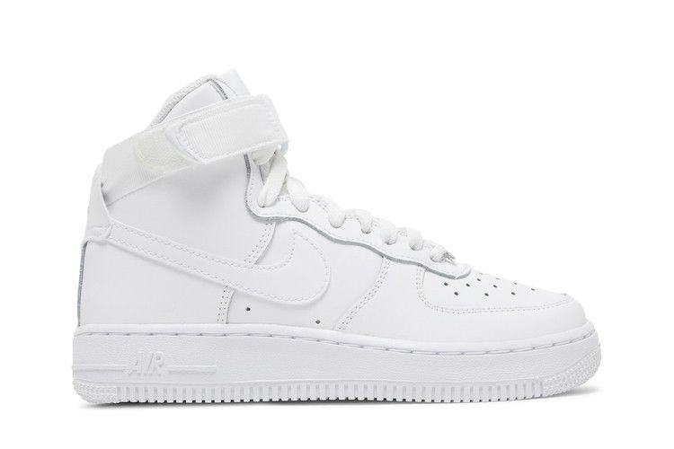 Nike Air Force 1 High LE GS 'Triple White'