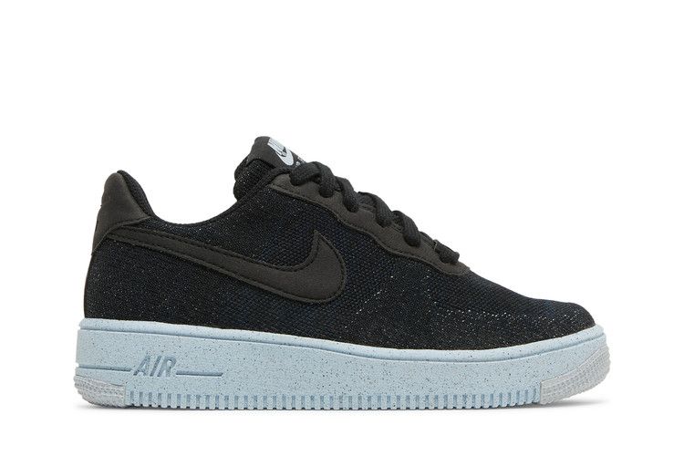 Nike Air Force 1 Crater Flyknit GS 'Black Chambray Blue'