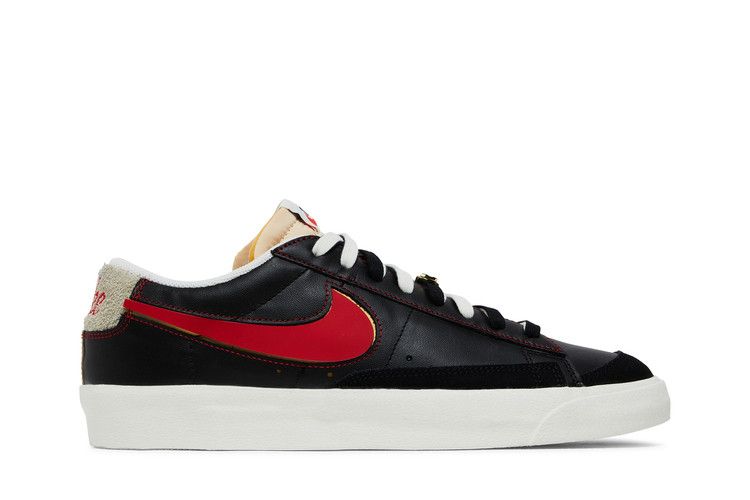 Nike Blazer Low '77 Premium 'Removable Swoosh - Black'