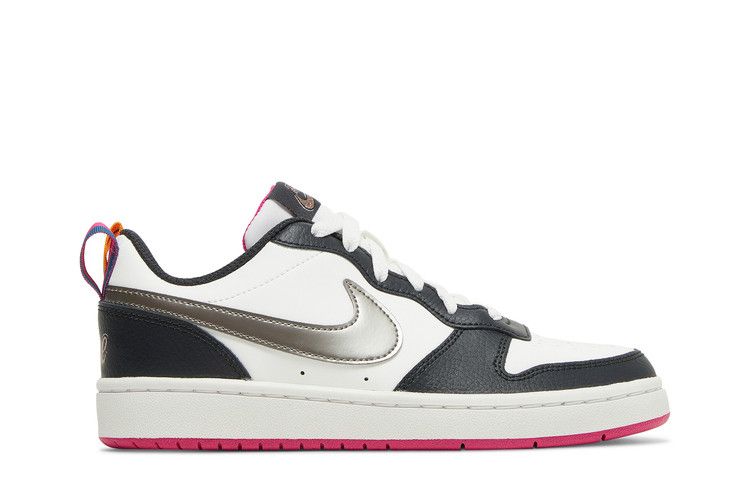 Nike Court Borough Low 2 SE GS 'Summit White Pink Prime'