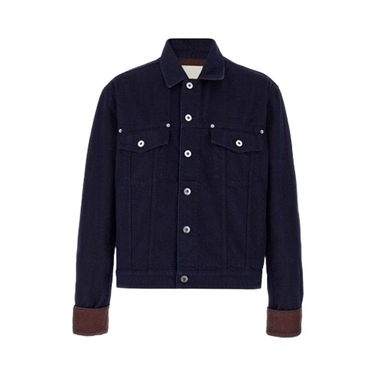 JW Anderson Turn Up Cuff Denim Jacket 'Blue'
